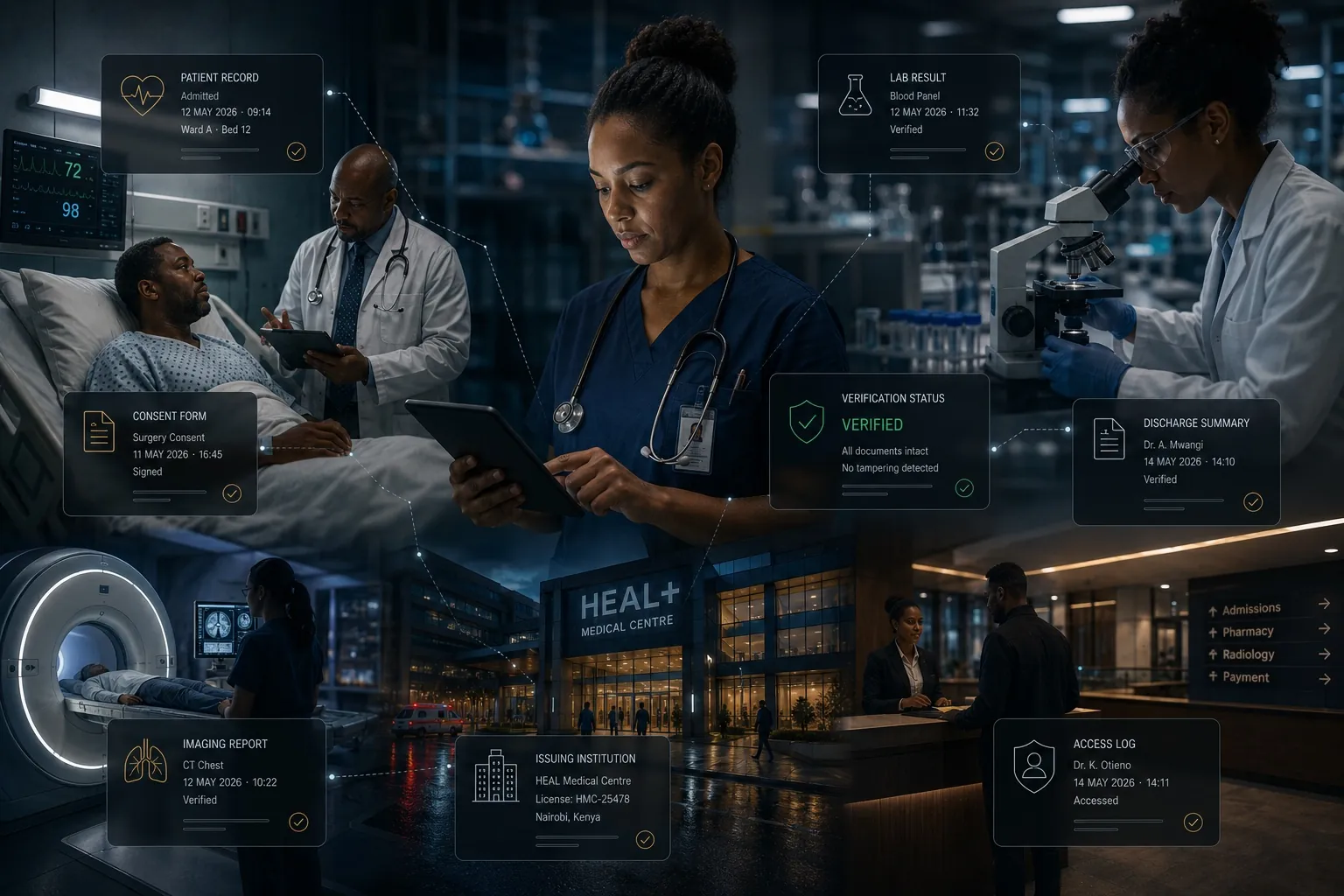 Healthcare documents in context — Kweli Art Book